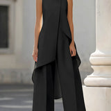 Elyssa | Elegante mouwloze jumpsuit met wijde pijpen