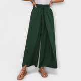 Palazzo broek met wijde pijpen en elegante boho stijl
