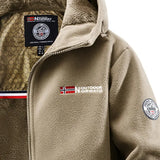 Winterjas met thermo fleece voering en windbestendige bescherming