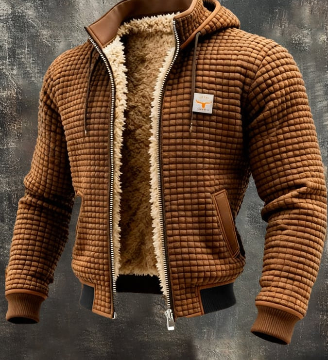 Adam | Fleece jas met warme voering en waterafstotende stof