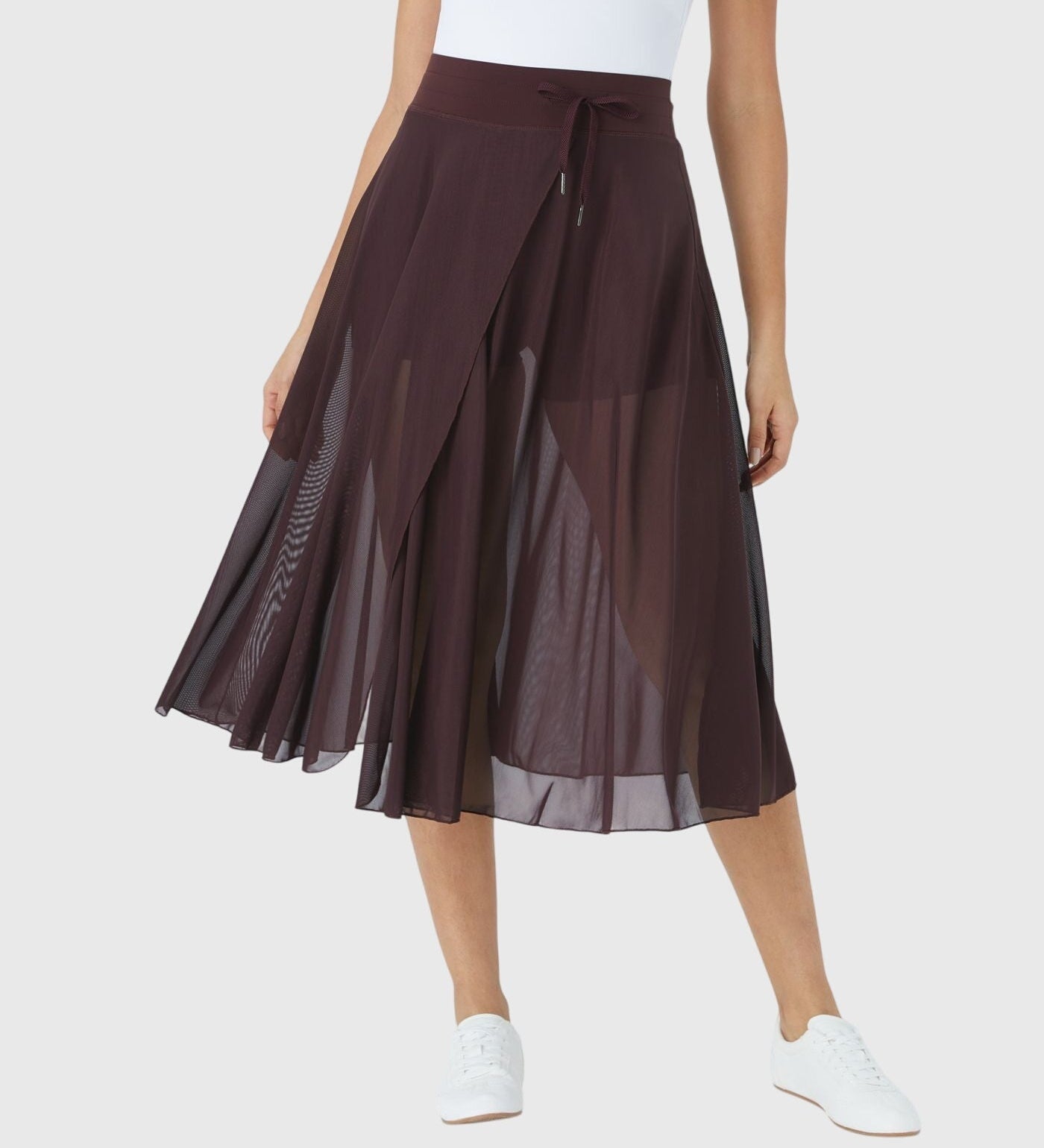 Rok met zakken en hoge taille voor een flatterend silhouet