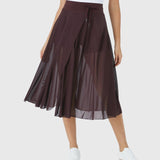 Rok met zakken en hoge taille voor een flatterend silhouet