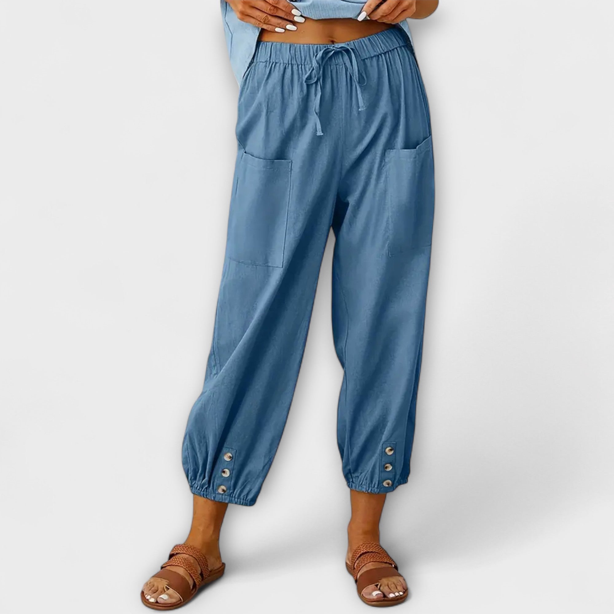 Harem broek met relaxte boho stijl en ultiem comfort