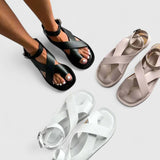 Elegante sandalen met dempend voetbed en verstelbare bandjes