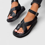 Elegante sandalen met dempend voetbed en verstelbare bandjes