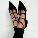 Pumps met puntige neus en elegante bandjes voor stijlvol comfort