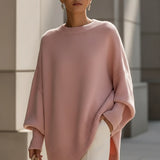 Oversized trui met zachte stof en elegante pasvorm