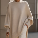 Oversized trui met zachte stof en elegante pasvorm