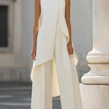 Elyssa | Elegante mouwloze jumpsuit met wijde pijpen