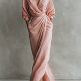 Lorena Vestido Maxi con Escote en V