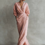 Lorena Vestido Maxi con Escote en V