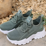 Orthopedische sneakers met brede teenruimte en voetboogondersteuning