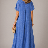 Isabelle | Elegante Blauwe A-lijn Jurk