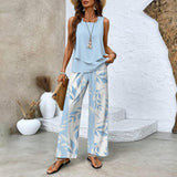 Evalyn | Zomerse Set met Wijde Broek en Comfortabele Top