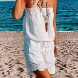Gemma | Strapless playsuit met speelse pasvorm voor zomerse dagen