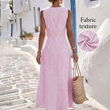 Sanne | Gestreepte zomerjurk met elegante taille