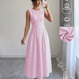 Sanne | Gestreepte zomerjurk met elegante taille