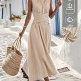 Sanne | Gestreepte zomerjurk met elegante taille