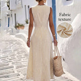 Sanne | Gestreepte zomerjurk met elegante taille
