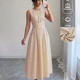 Sanne | Gestreepte zomerjurk met elegante taille