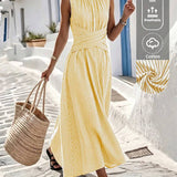 Sanne | Gestreepte zomerjurk met elegante taille