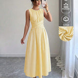 Sanne | Gestreepte zomerjurk met elegante taille