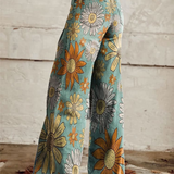 Palazzo Broek met Bloemprint en Wijde Pijpen voor Comfort