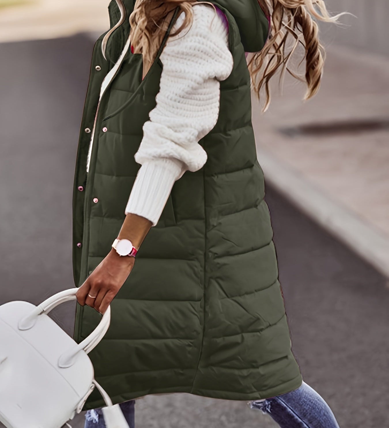 Romy | Lange Herfstjas met Moderne Pasvorm en Extra Warmte