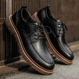 Leren lage schoenen met strak silhouet voor dagelijks comfort