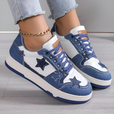 Orthopedische sneakers met brede teenruimte en voetboogondersteuning