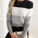 Delilah | Gestreepte trui met tijdloze look en comfortabele pasvorm