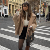 Megan | Oversized wollen jas met klassieke pasvorm en warme uitstraling