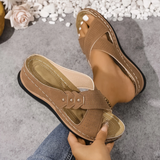Orthopedische Wedge Sandalen met ergonomische steun en lichte hak