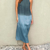 Estee | Zomerjurk met kleurverloop print en comfortabele pasvorm