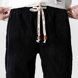Corduroy broek met zachte textuur en warme stof voor dagelijks comfort