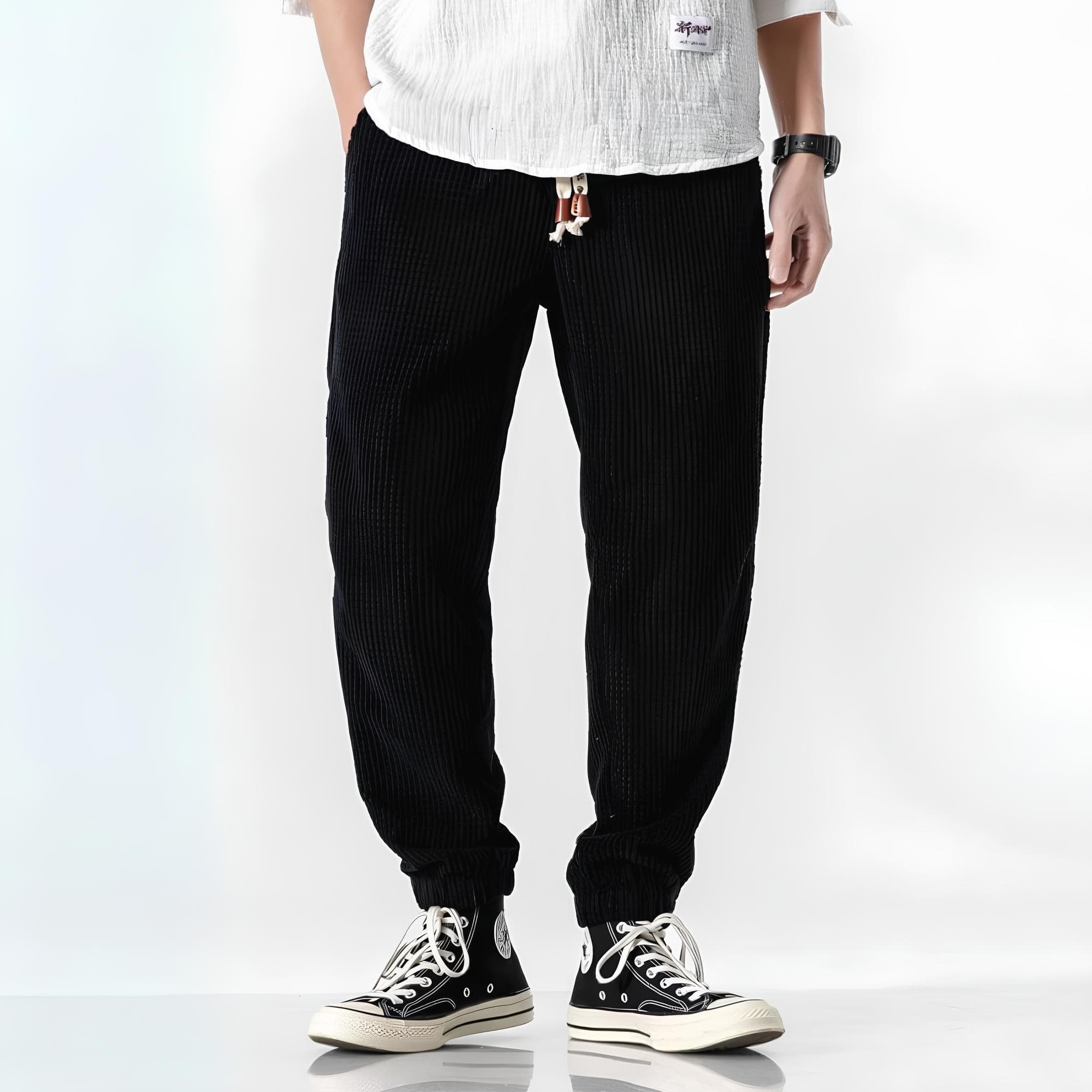 Corduroy broek met zachte textuur en warme stof voor dagelijks comfort