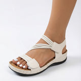 Orthopedische sandalen met verstelbare bandjes en dempend voetbed