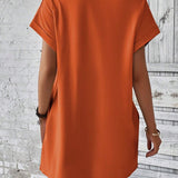 Tinne | Mini jurk met korte mouwen voor casual elegantie