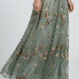 Elodie | Luchtige halter midi-jurk met bloemenprint