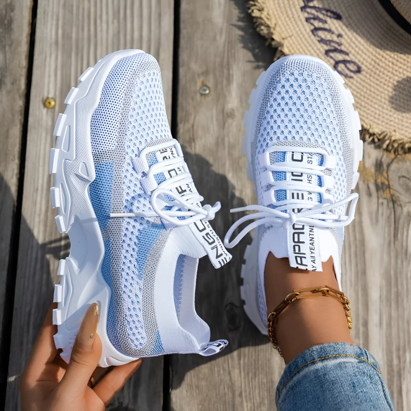 Orthopedische Sneakers met brede teenruimte en voetboogondersteuning