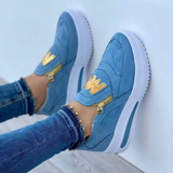 Orthopedische sneakers met brede teenruimte en voetboogondersteuning