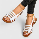Orthopedische sandalen met brede voetsteun en zachte zool