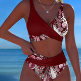 Livia | Luxe Bikini met Bloemenprint