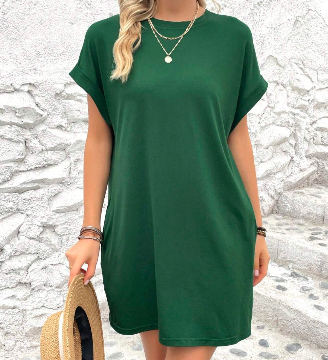 Tinne | Mini jurk met korte mouwen voor casual elegantie