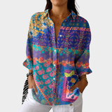 Lichte en Kleurrijke Blouse met Print
