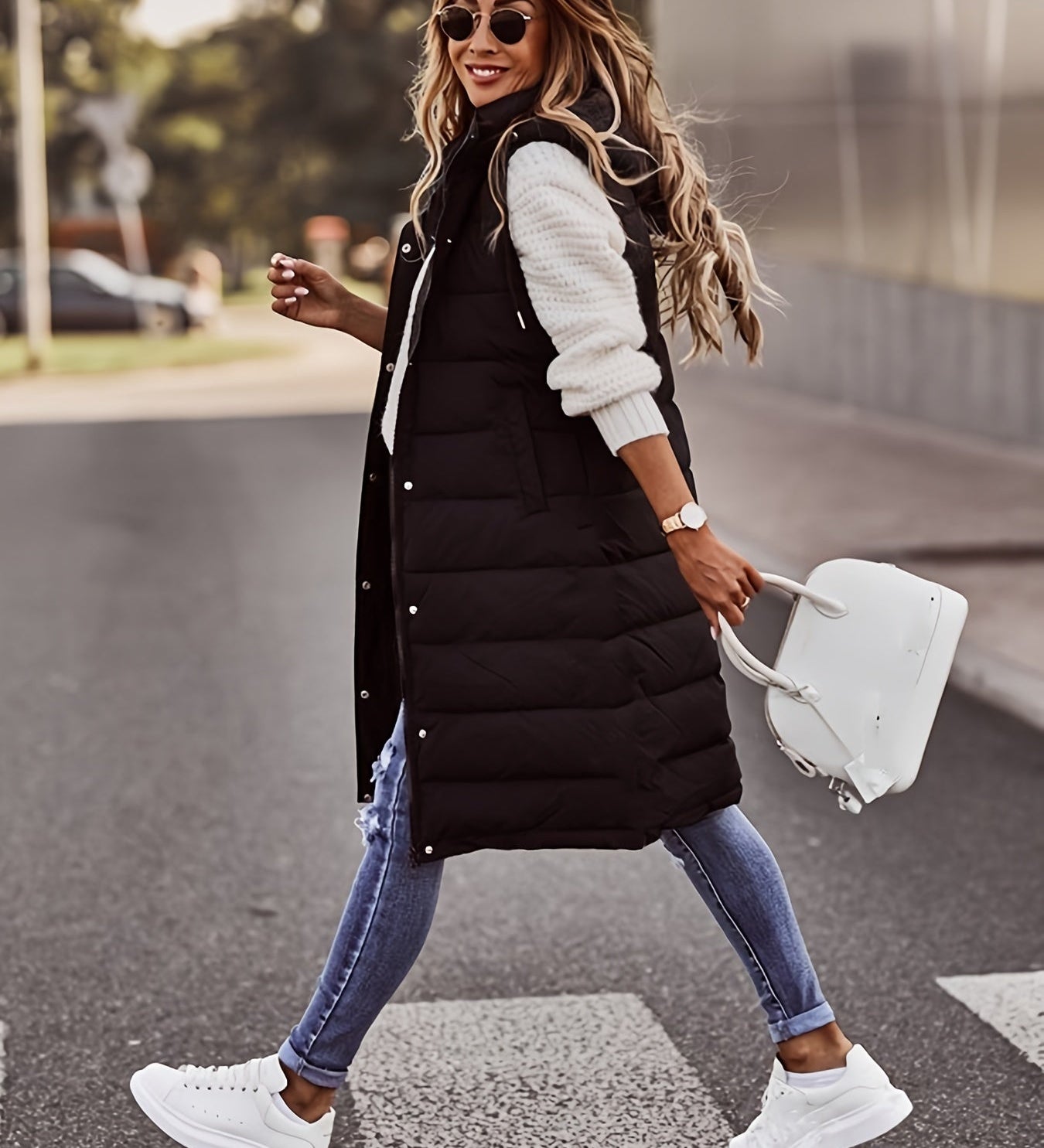 Romy | Lange Herfstjas met Moderne Pasvorm en Extra Warmte