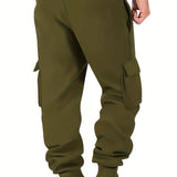 Cargo joggingbroek met relaxte pasvorm en praktische zakken