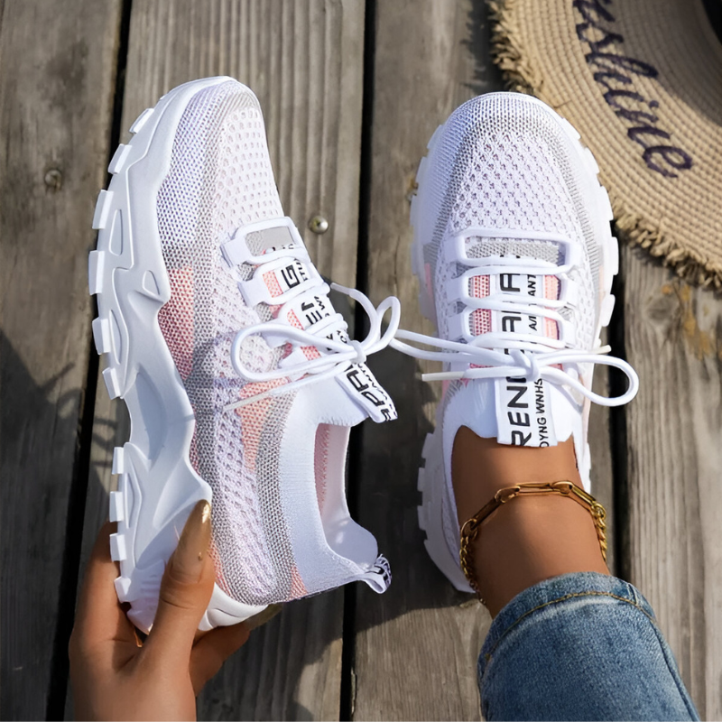 Orthopedische Sneakers met brede teenruimte en voetboogondersteuning