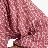 Arlette | Midi-jurk met geometrische print en lange mouwen
