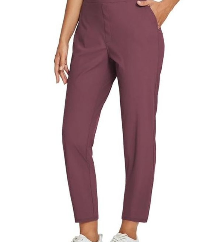 Enkellange broek met comfortabele pasvorm en nette uitstraling